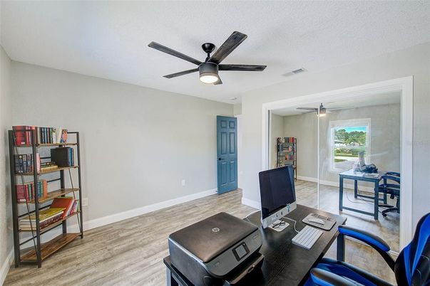 Home Office, Interior, Wood Texture Flooring