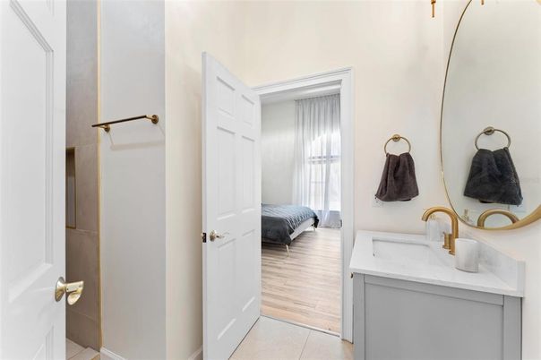 Bathroom, Interior, Wood Texture Flooring