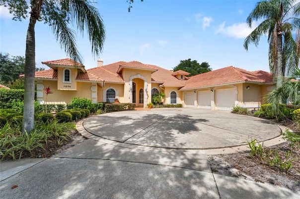 Attached, Backyard, Exterior, Facade, Mediterranean
