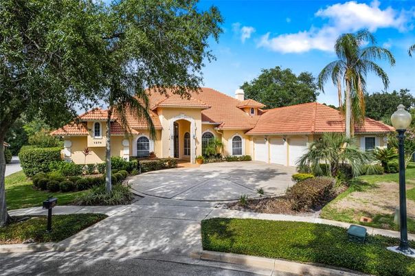 Attached, Backyard, Exterior, Facade, Mediterranean