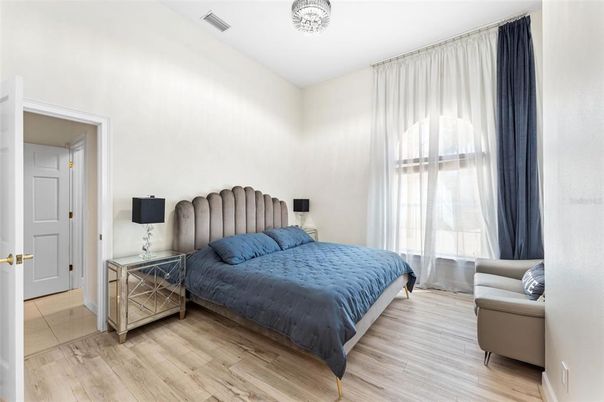 Bedroom, Interior, Wood Texture Flooring