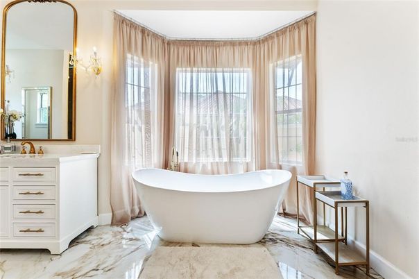 Bathroom, Free Standing Baths, Interior, Marble