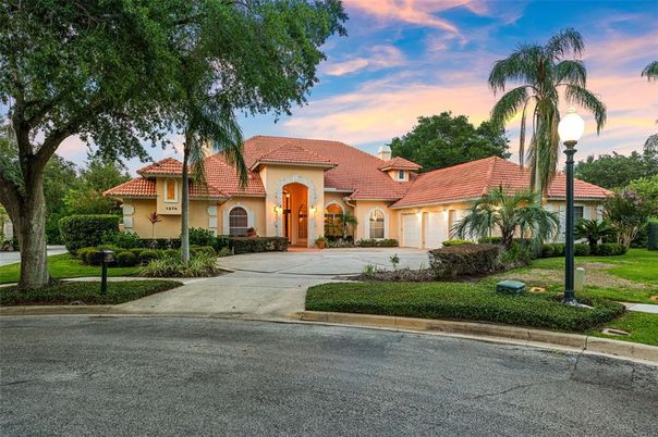 Attached, Backyard, Exterior, Facade, Mediterranean