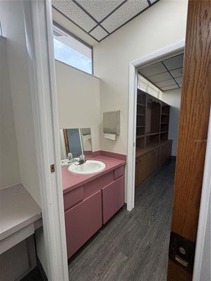 Bathroom, Interior, Wood Texture Flooring