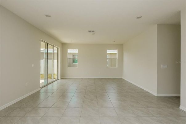 Empty room, Interior, Recessed Lighting