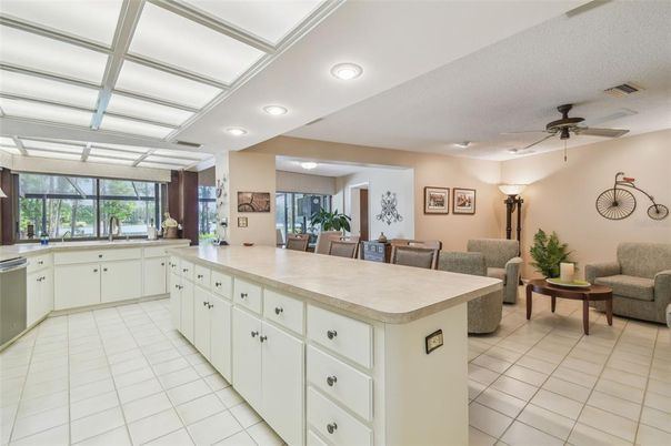 Dining room, Interior, Kitchen, Recessed Lighting