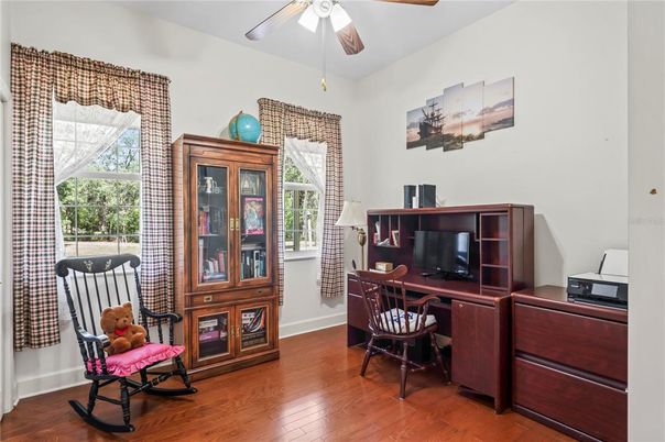 Home Office, Interior, Wood Texture Flooring