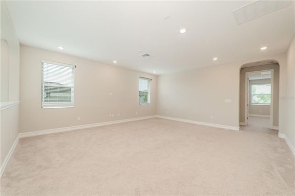 Empty room, Interior, Recessed Lighting
