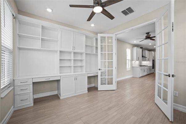 Interior, Recessed Lighting, Wood Texture Flooring
