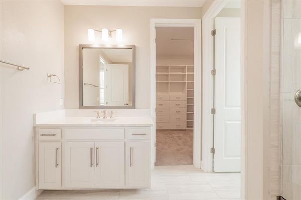 Bathroom, Dual Sink Vanities, Interior, Walk-in Closets