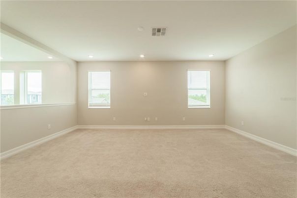 Empty room, Interior, Recessed Lighting