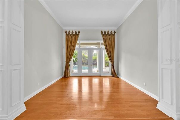 Empty room, Interior, Wood Texture Flooring