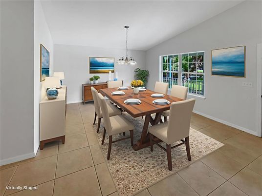 Dining room, Interior, Pendant Lights