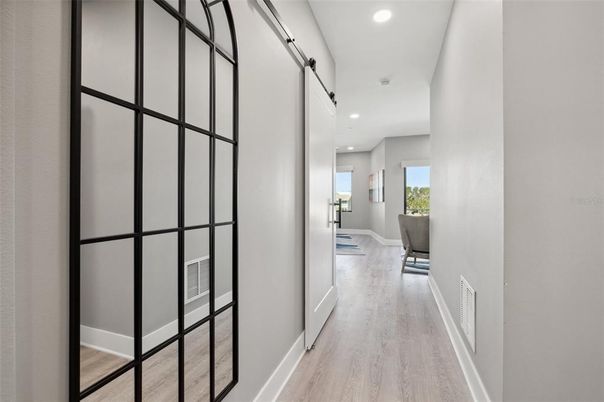Interior, Recessed Lighting, Wood Texture Flooring