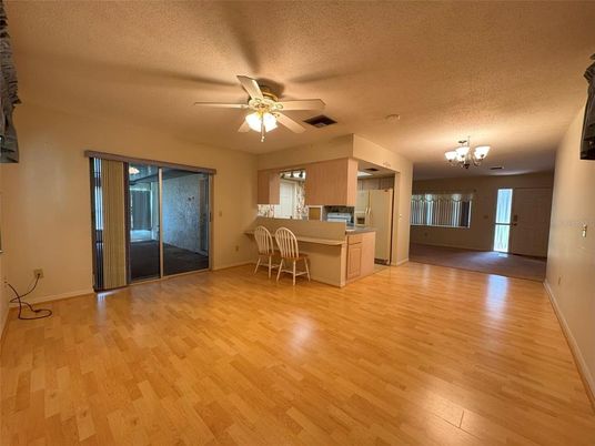 Chandelier, Dining room, Interior, Kitchen, Wood Texture Flooring