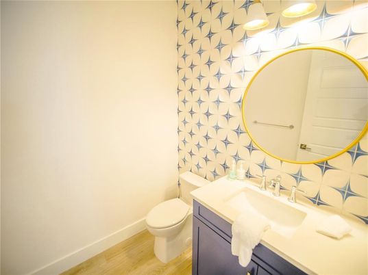 Bathroom, Interior, Wood Texture Flooring