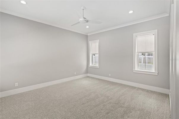 Empty room, Interior, Recessed Lighting