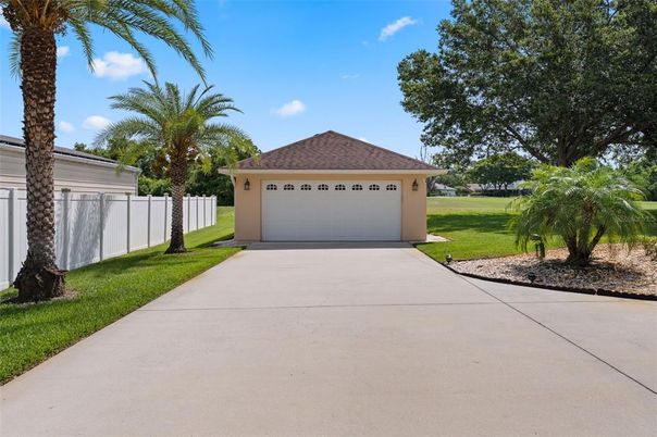 Backyard, Detached Garage, Exterior