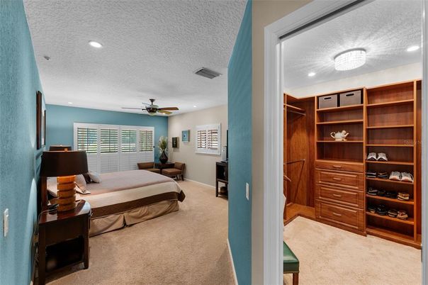 Bedroom, Interior, Recessed Lighting