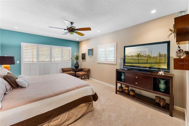 Bedroom, Interior, Recessed Lighting