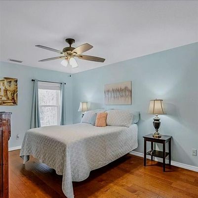 Bedroom, Interior, Wood Texture Flooring