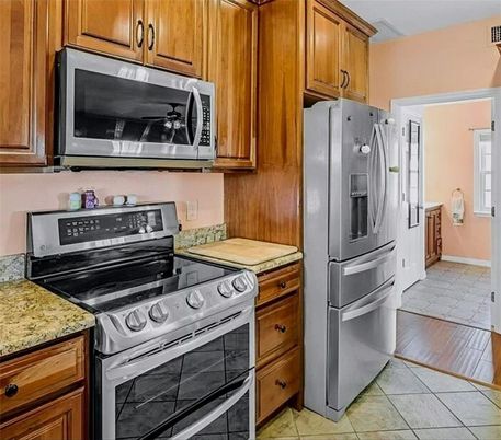 Interior, Kitchen, Wood Texture Flooring