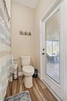 Bathroom, Interior, Wood Texture Flooring