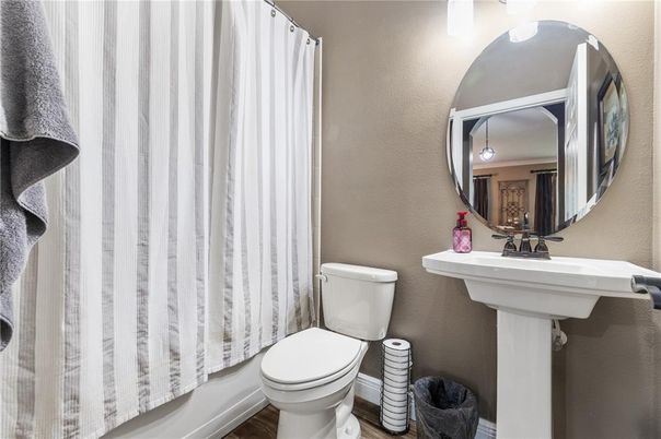 Bathroom, Interior, Wood Texture Flooring