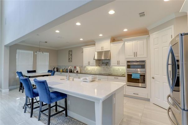 Interior, Kitchen, Recessed Lighting, Stainless Steel Appliances