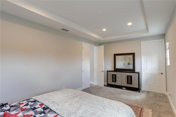 Bedroom, Interior, Recessed Lighting