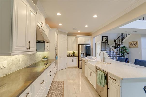 Interior, Kitchen, Recessed Lighting, Stainless Steel Appliances