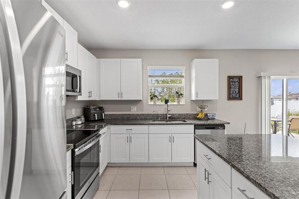 Interior, Kitchen, Recessed Lighting, Stainless Steel Appliances