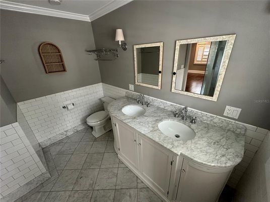 Bathroom, Dual Sink Vanities, Interior, Marble