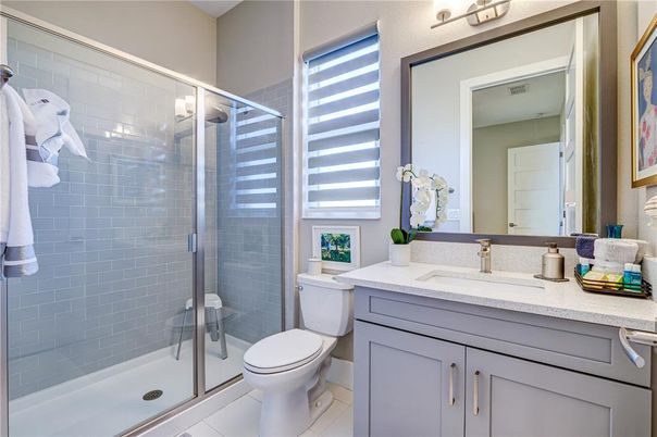 Bathroom, Glass Shower, Interior