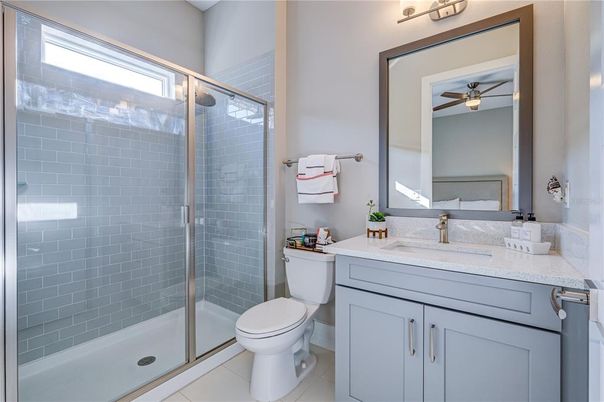 Bathroom, Glass Shower, Interior