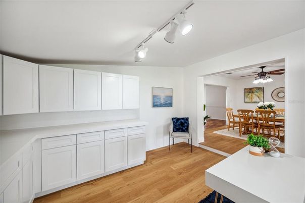 Dining room, Interior, Wood Texture Flooring