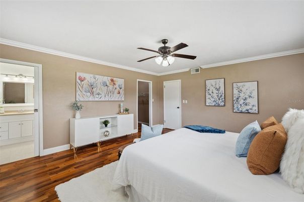 Bedroom, Interior, Wood Texture Flooring
