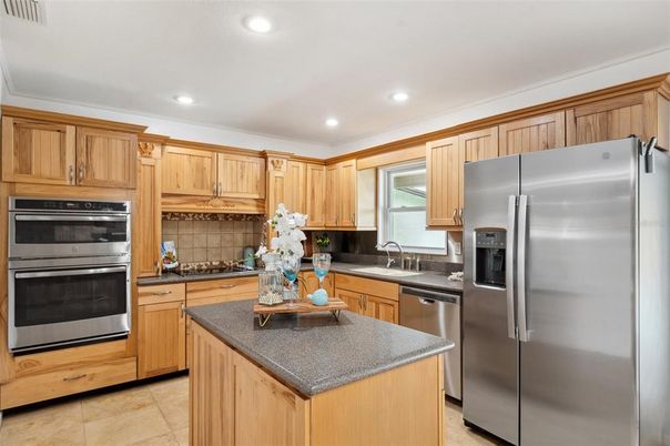 Interior, Kitchen, Recessed Lighting, Stainless Steel Appliances