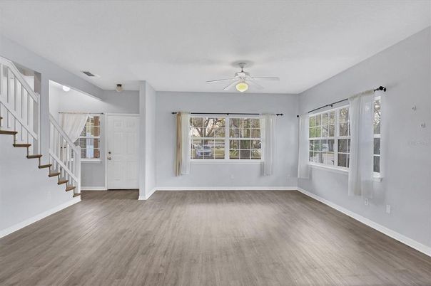 Empty room, Interior, Wood Texture Flooring