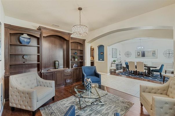 Dining room, Interior, Living room, Pendant Lights, Wood Texture Flooring