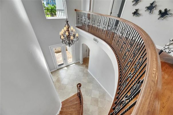 Chandelier, Interior