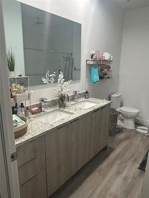 Bathroom, Interior, Wood Texture Flooring