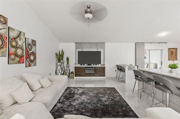 Interior, Living room, Marble, Recessed Lighting
