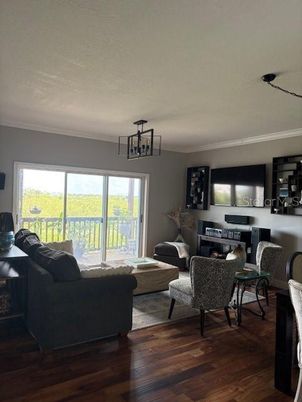 Interior, Living room, Pendant Lights, Wood Texture Flooring