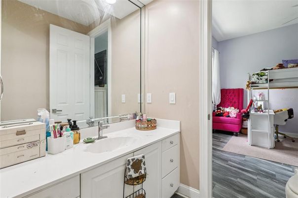 Bathroom, Interior, Wood Texture Flooring