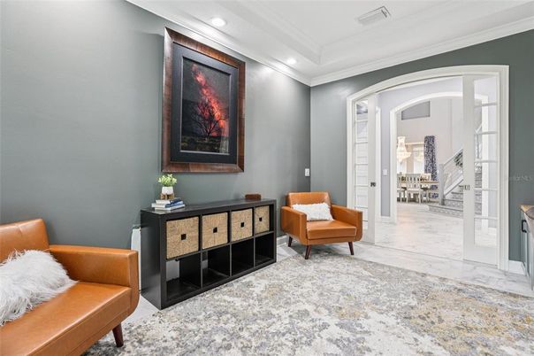 Interior, Marble, Recessed Lighting