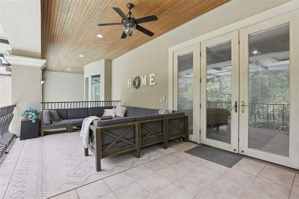 Interior, Living room, Recessed Lighting, Wooden Ceilings