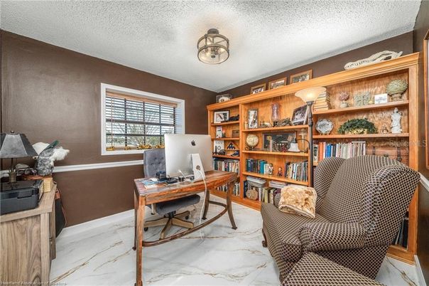 Home Office, Interior, Marble