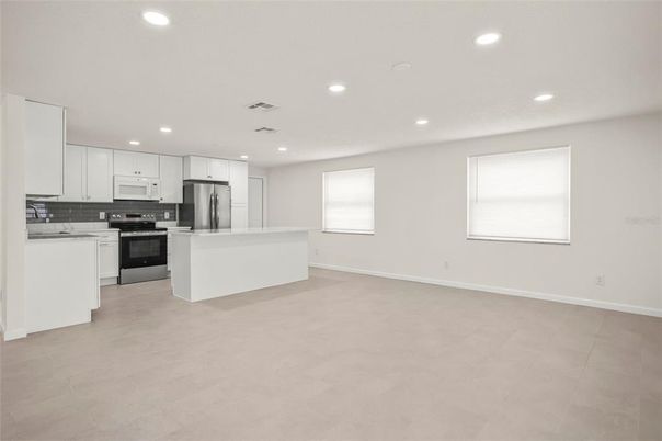 Interior, Kitchen, Recessed Lighting, Stainless Steel Appliances