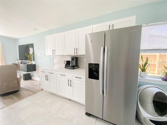 Interior, Kitchen, Wood Texture Flooring